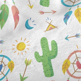 Colorful Dream Catcher With Ar Minky