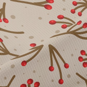 Small Berry Branch Piqué