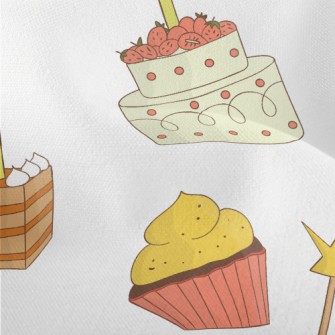 Various Celebration Cakes Lightweight Performance Linen