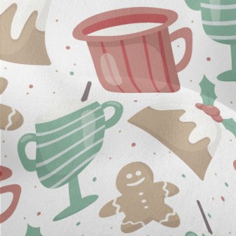 Gingerbread Cookies With Cup Lightweight Performance Linen