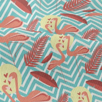 Flamingo In Love Modern Jersey