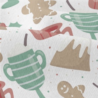 Gingerbread Cookies With Cup Modern Jersey