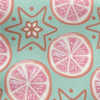 Sweet And Juicy Grapefruit Jersey Backed Fleece