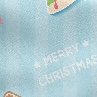 Christmas Snack Party Jersey Backed Fleece