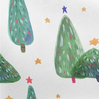Cute Style Christmas Tree Pongee