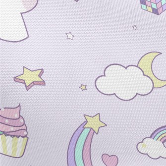 Colored Diamond Unicorn Pongee