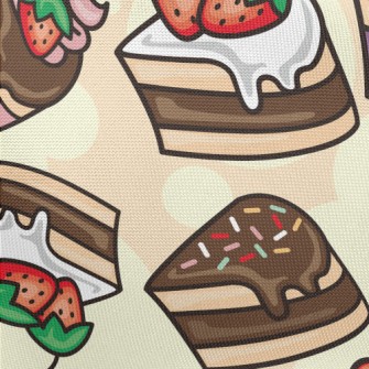 Strawberry Chocolate Cake Pongee