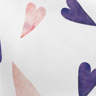 Watercolor Heart Perfume Pongee