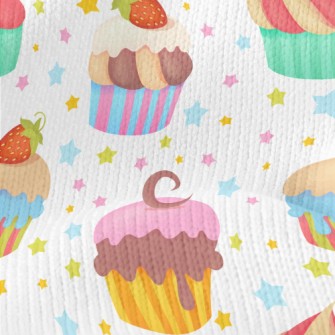 Colorfully Decorated Cupcakes Stretch Jersey