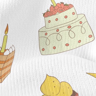 Various Celebration Cakes Stretch Jersey