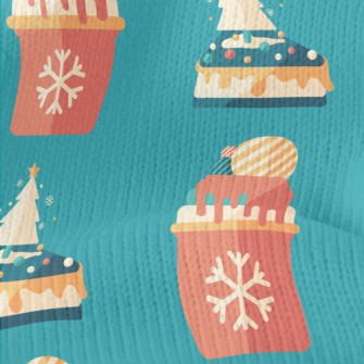 Christmas Tree Cake Stretch Jersey