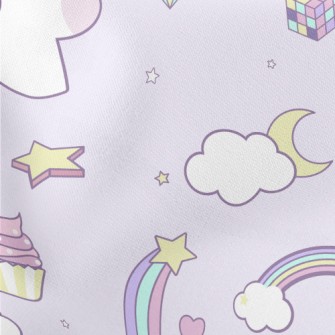 Colored Diamond Unicorn Lightweight Cotton Poplin