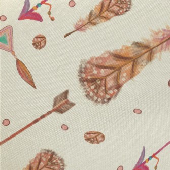 Art Watercolor Arrow History Midweight Cotton Poplin