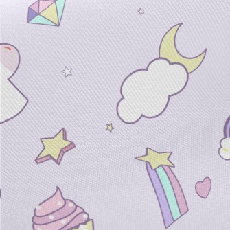 Colored Diamond Unicorn Midweight Cotton Poplin