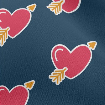 Creative Arrow Piercing Heart Chiffon