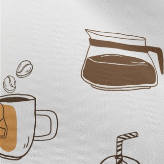 Simple Coffee House Chiffon