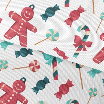 Gingerbread Man Decorated Cand Waterproof Oxford