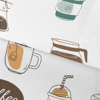 Simple Coffee House Waterproof Oxford