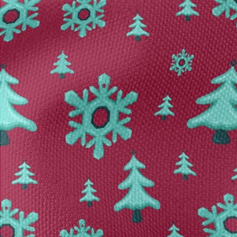 Giant Snowflake Christmas Tree Waterproof Canvas