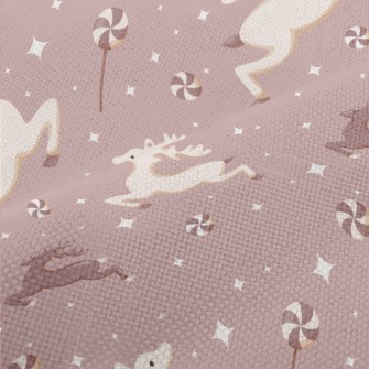 Flying Christmas Reindeer Performance Linen