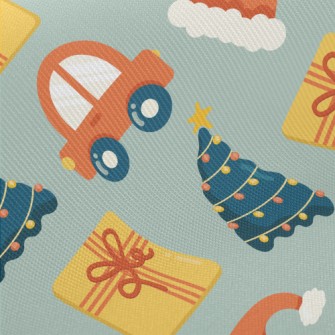 Santa Hat Christmas Tree Twill