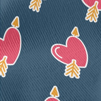 Creative Arrow Piercing Heart Standard Corduroy