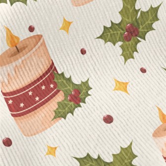 Christmas Candles Christmas Re Standard Corduroy