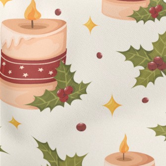 Christmas Candles Christmas Re Stretch Ponte