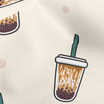 Brown Sugar Pearl Milk Tea Micro Fleece