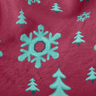 Giant Snowflake Christmas Tree Minky