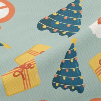 Santa Hat Christmas Tree Piqué