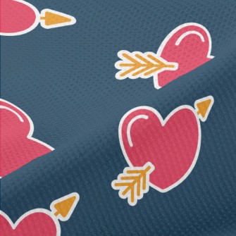 Creative Arrow Piercing Heart Piqué