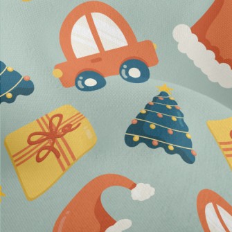 Santa Hat Christmas Tree Lightweight Performance Linen