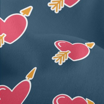 Creative Arrow Piercing Heart Lightweight Performance Linen