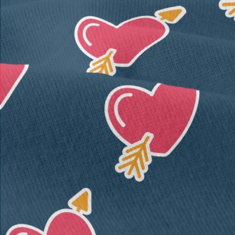 Creative Arrow Piercing Heart Modern Jersey