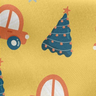 Lively Car Jersey Backed Fleece