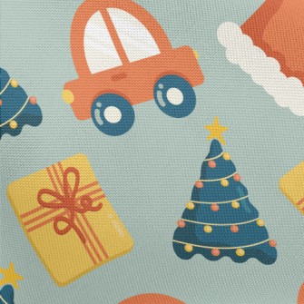 Santa Hat Christmas Tree Pongee