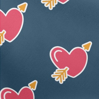 Creative Arrow Piercing Heart Pongee