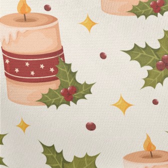 Christmas Candles Christmas Re Pongee