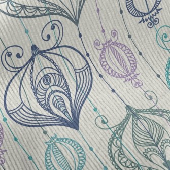 Water Drop Decoration Standard Corduroy