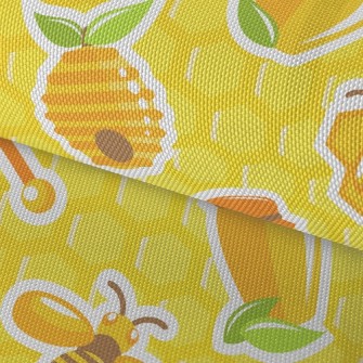Bees Working Hard To Collect H Waterproof Oxford