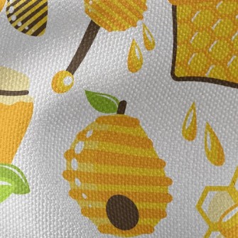 Bees Collecting Honey Waterproof Canvas