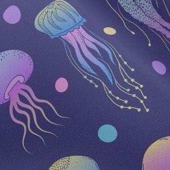 Psychedelic Gradient Jellyfish Chiffon