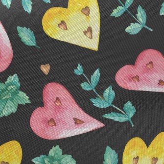 Gradient Emoticon Heart Twill