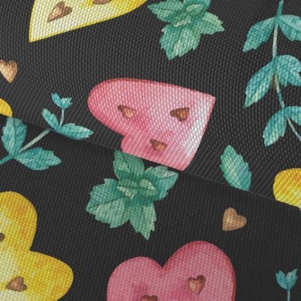 Gradient Emoticon Heart Waterproof Oxford