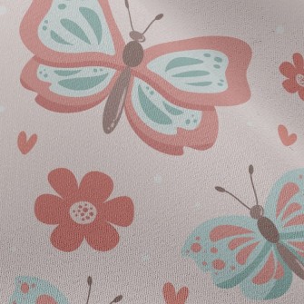 Beautiful And Generous Butterf Chiffon