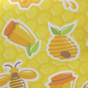 Bees Working Hard To Collect H Twill