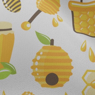 Bees Collecting Honey Chiffon