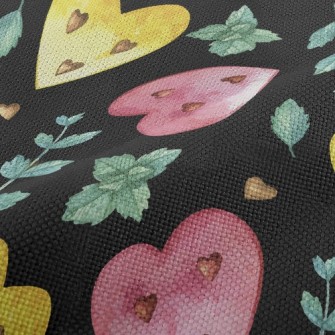Gradient Emoticon Heart Performance Linen