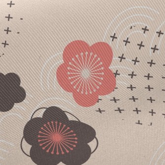 Chinese Style Plum Blossom Twill